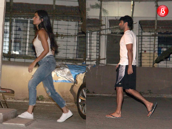 Katrina Kaif and Aditya Roy Kapur are spotted hanging out together in suburban Mumbai