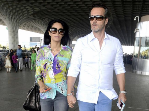 Mallika Sherawat with boyfriend