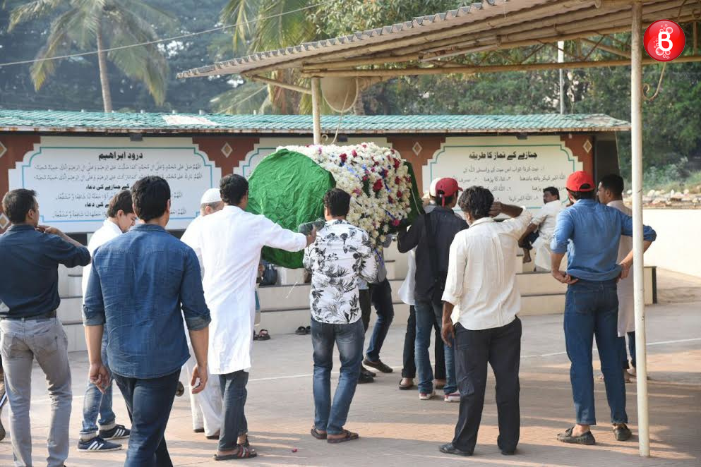 Mushtaq Shiekh's father's funeral