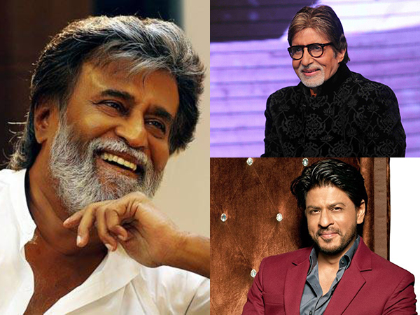 Amitabh Bachchan and Shah Rukh Khan's birthday wish to Rajinikanth