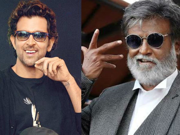 Rajinikanth and Hrithik Roshan