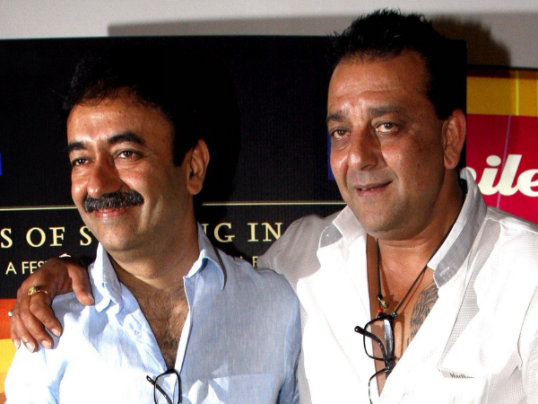 Rajkumar Hirani and Sanjay Dutt