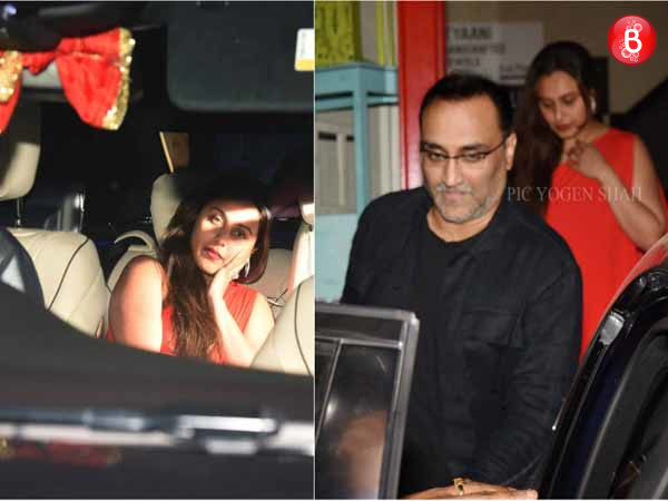 Rani Mukerji spotted with Aditya Chopra