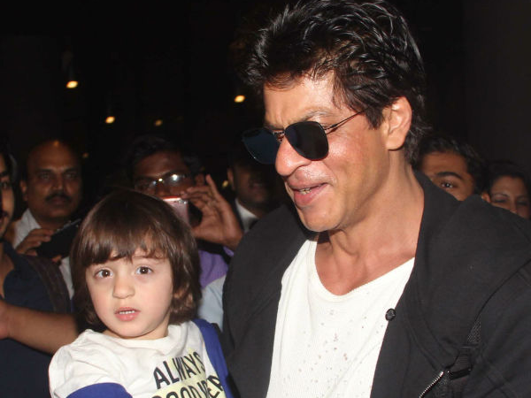 Shah Rukh Khan and Abram