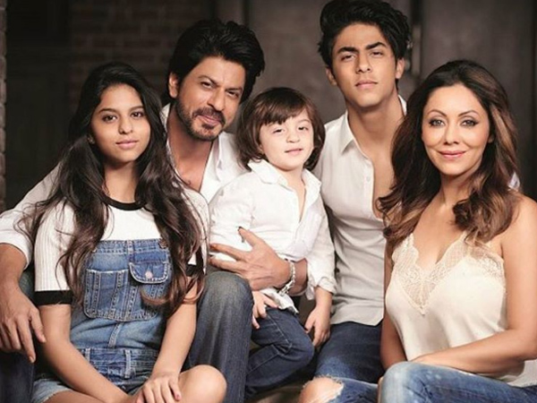 Shah Rukh Khan and family