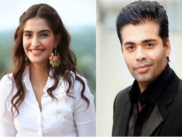 Sonam Kapoor, Karan Johar