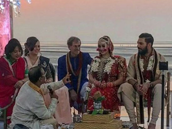 PICS: Yuvraj Singh and Hazel Keech's Goa wedding was like a dream