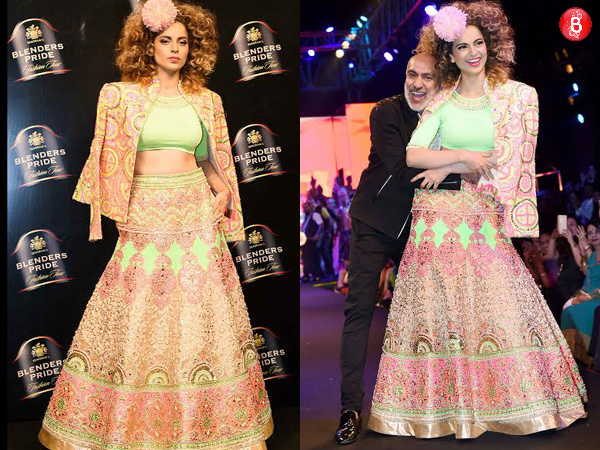 Kangana Ranaut and Manish Arora