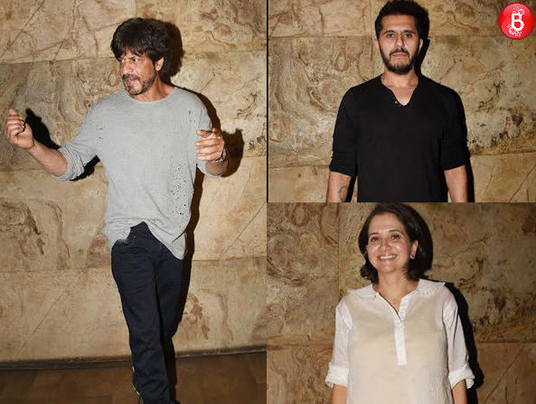 Shah Rukh Khan, Ritesh Sidhwani and Anupama Chopra