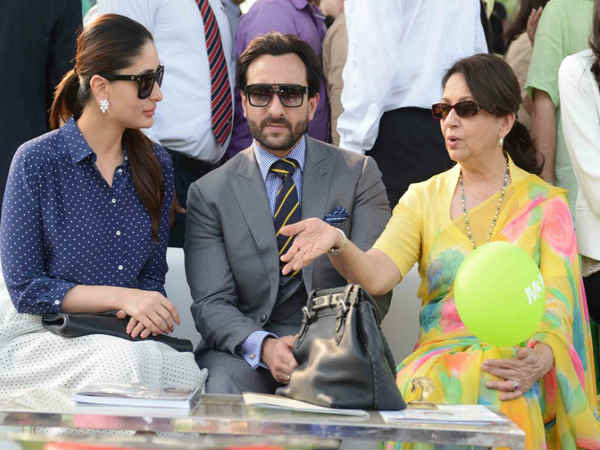 Sharmila Tagore, Kareena Kapoor, Saif Ali Khan