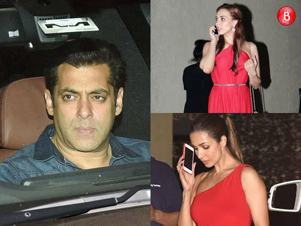 Salman Khan, Iulia Vantur and Malaika Arora