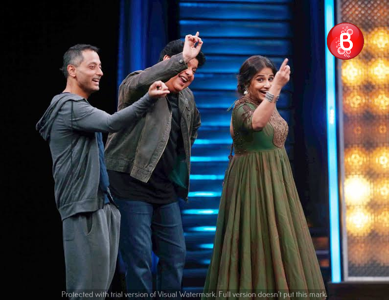 Sujoy Ghosh, Sajid Khan, Vidya Balan on 'Yaaron Ki Baraat' sets