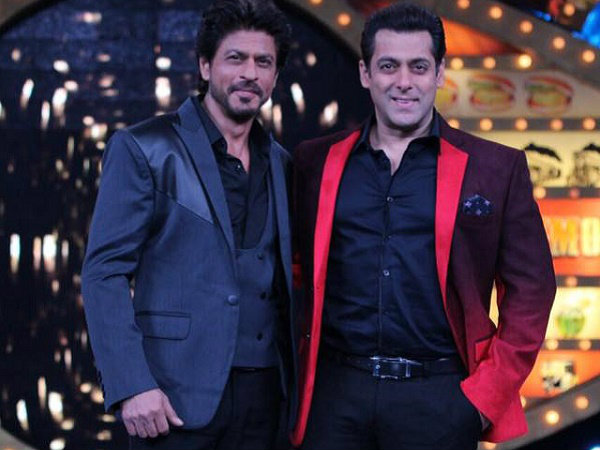 Salman Khan and Shah Rukh Khan look dashing in their reunion on 'Bigg Boss 10'! VIEW PICS