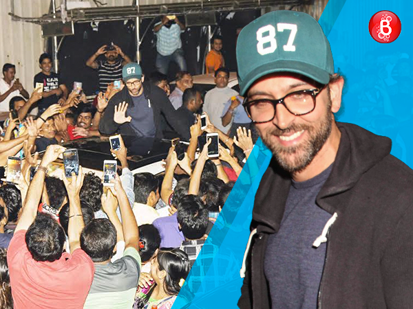 Hrithik Roshan is snapped outside Chandan Cinema