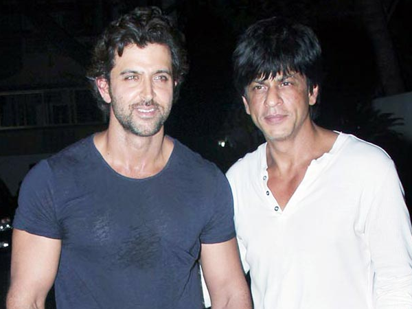 Hrithik Roshan and Shah Rukh Khan