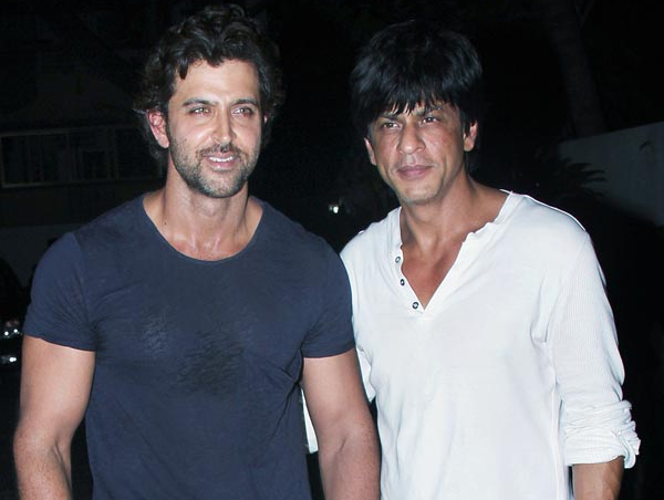 Hrithik Roshan and Shah Rukh Khan