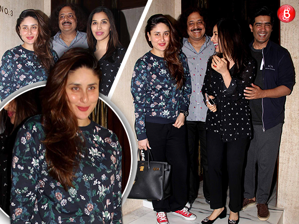 Kareena Kapoor Khan parties with Sophie Choudry and Manish Malhotra at latter's residence