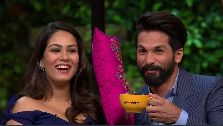 ‘Koffee With Karan 5’: Mira Rajput and Shahid Kapoor give us the