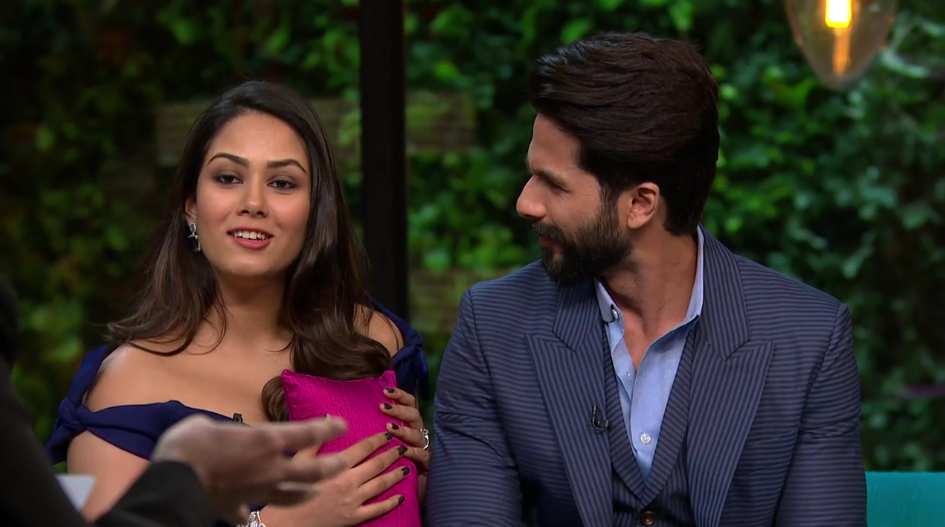 ‘Koffee With Karan 5’: Mira Rajput and Shahid Kapoor give us the