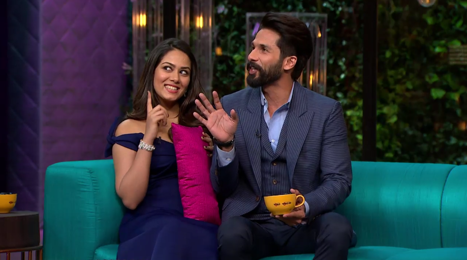 ‘Koffee With Karan 5’: Mira Rajput and Shahid Kapoor give us the