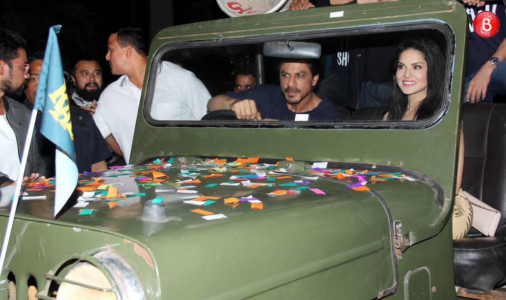 Shah Rukh Khan and Sunny Leone