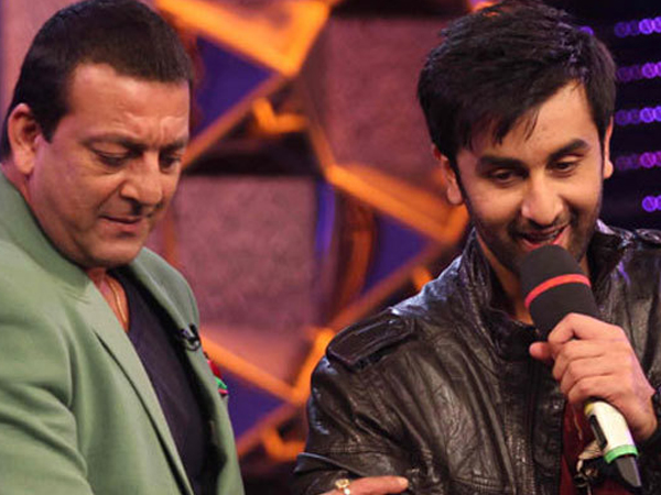 Ranbir Kapoor and Sanjay Dutt