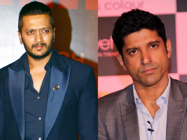 Riteish Deshmukh and Farhan Akhtar