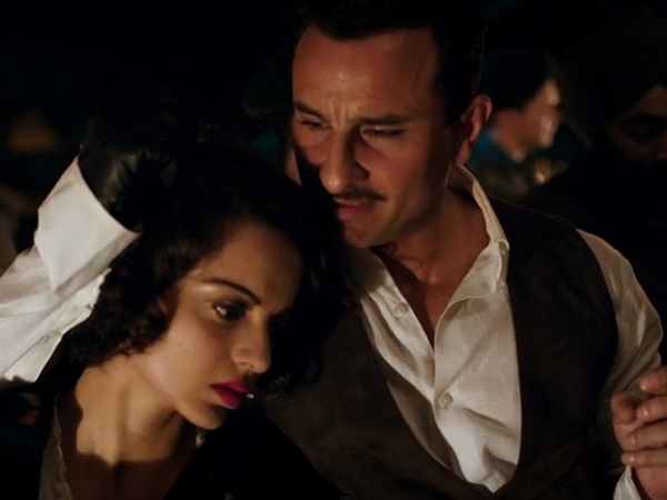 Saif Ali Khan and Kangana Ranaut in Rangoon