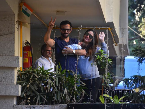 Saif Ali Khan and Taimur Ali Khan