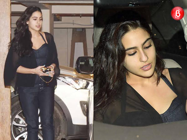 Sara Ali Khan is spotted outside Kareena Kapoor Khan's house
