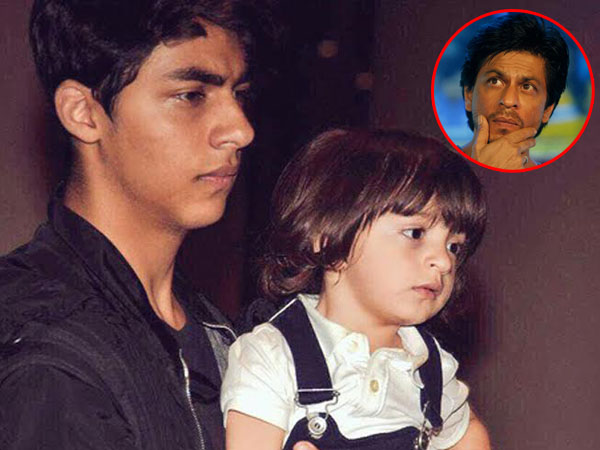 Shah Rukh Khan, Aryan Khan, and AbRam