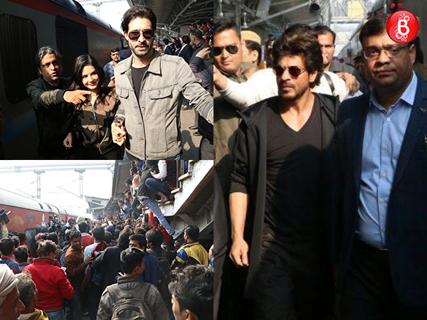 #RaeesByRail: Shah Rukh Khan, Sunny Leone and team complete their train journey, reach Delhi