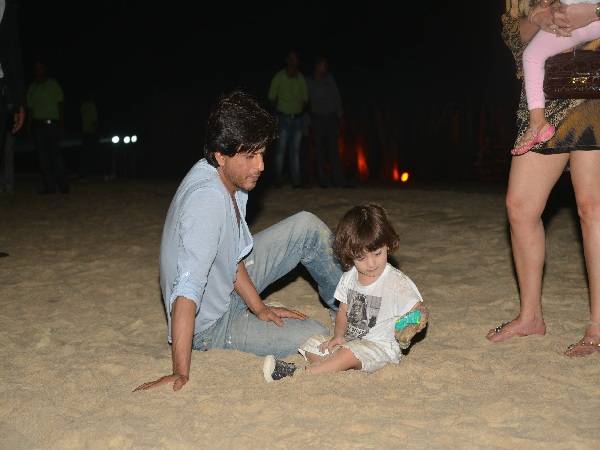 Shah Rukh Khan and AbRam