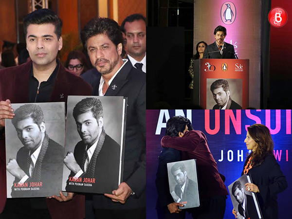 PICS: Karan Johar's autobiography could have been titled 'The Brave Boy', says Shah Rukh Khan