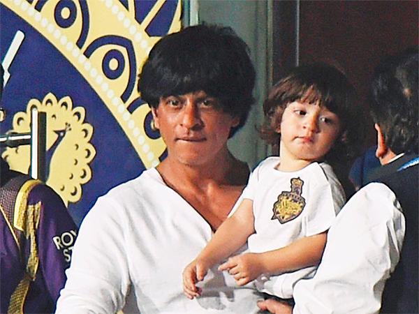 Shah Rukh Khan and Abram Khan