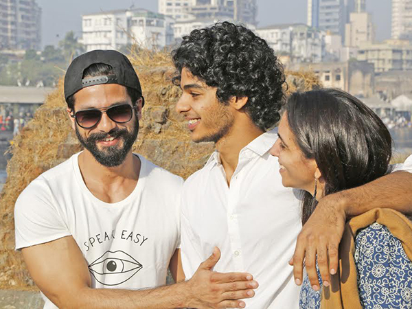 PICS: Shahid Kapoor visits brother Ishaan Khattar on the sets of his debut film 'Beyond The Clouds'