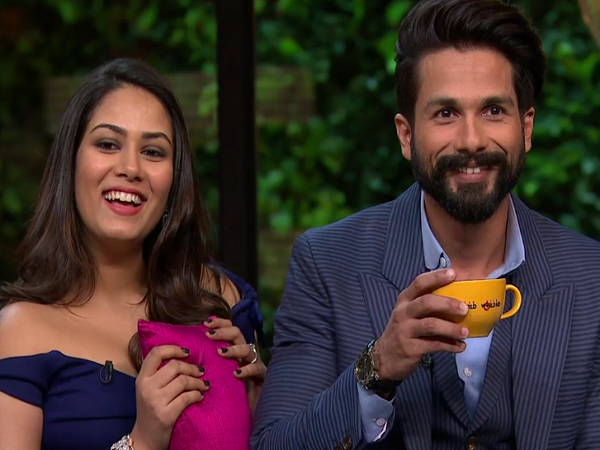 ‘Koffee With Karan 5’: Mira Rajput and Shahid Kapoor give us the