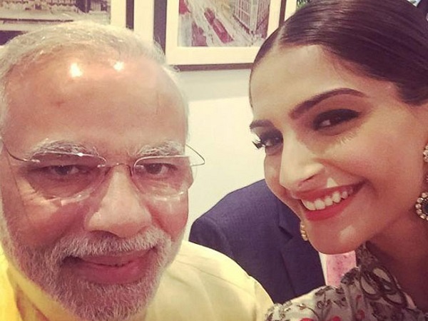 Sonam Kapoor and Narendra Modi