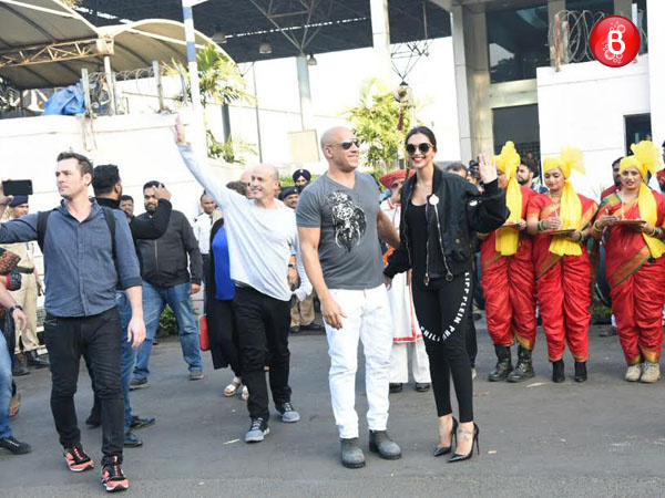 Vin Diesel and Deepika Padukone