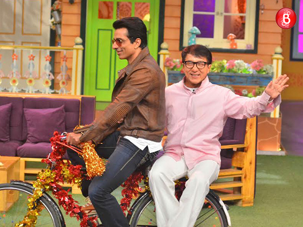 Jackie Chan's entry on Kapil Sharma’s show with Sonu Sood will surely give you friendship goals