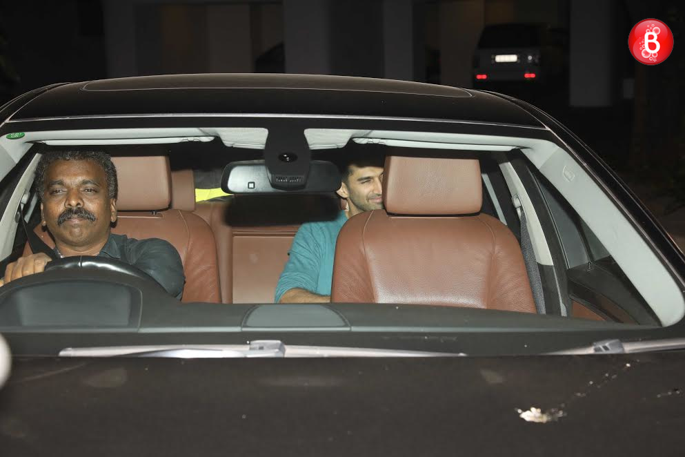 Aditya Roy Kapur visits Ranbir Kapoor at his residence. VIEW PICS ...