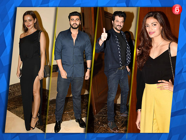 Anil Kapoor and Arjun Kapoor party hard with team 'Mubarakan' before their London schedule