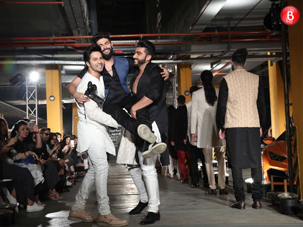 Video alert! Arjun Kapoor and Varun Dhawan go goofy on day 1 of Lakme Fashion Week
