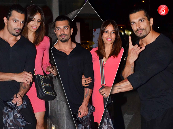 Bipasha Basu and Karan Singh Grover spotted post their dinner date