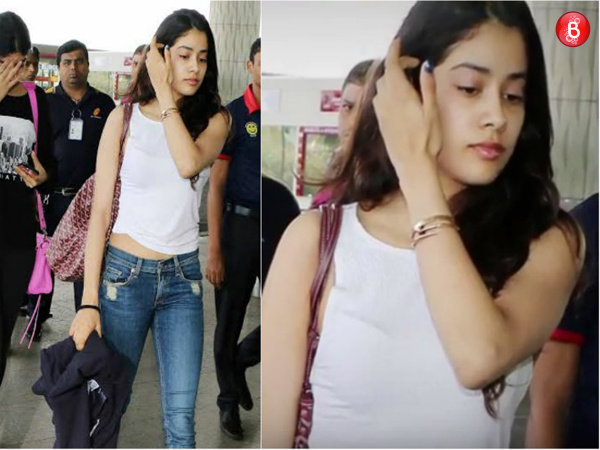 Jhanvi Kapoor at airport