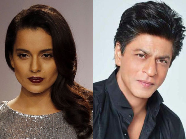Kangana Ranaut and Shah Rukh Khan