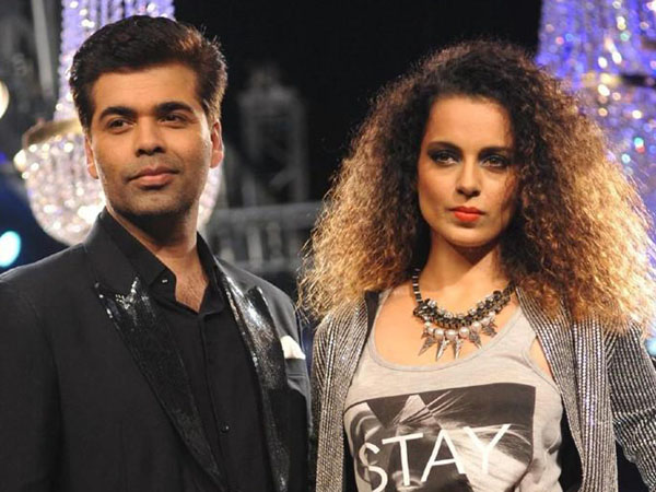 Karan Johar Kangana Ranaut nepotism