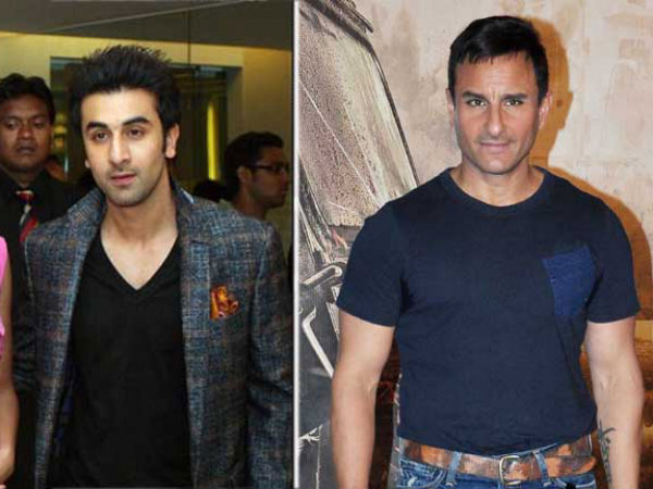 Ranbir Kapoor and Saif Ali Khan