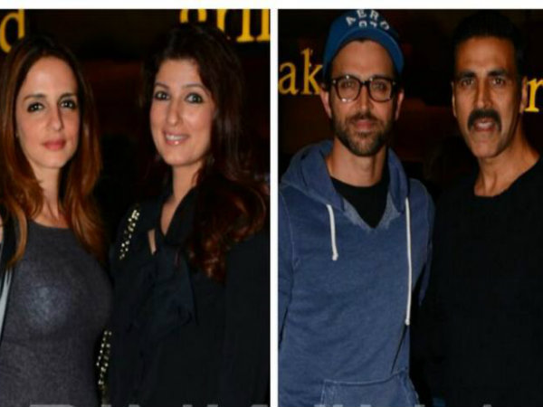 Twinkle Khanna-Akshay Kumar and Sussanne Khan-Hrithik Roshan