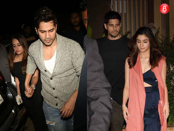 Varun Natasha Sidharth Alia